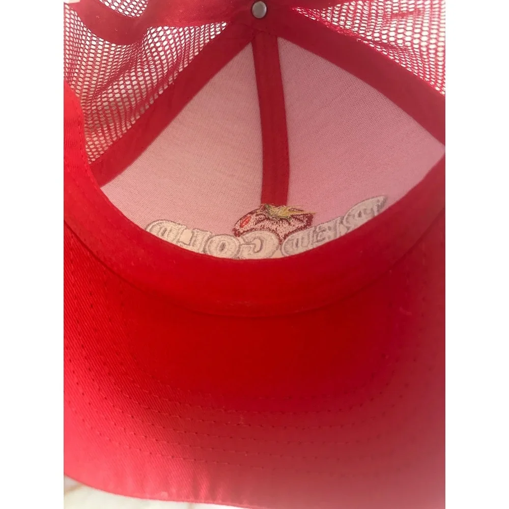Red Gold‎ Tomatoes Red Trucker Hat Cap Adjustable Snapback